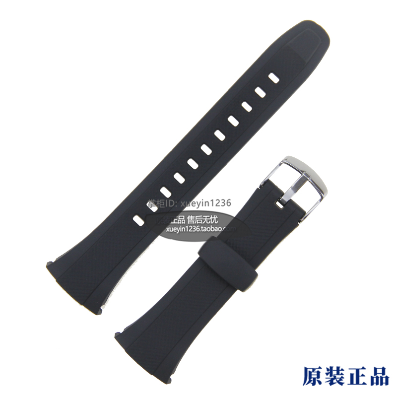 卡西欧黑色树脂手表带