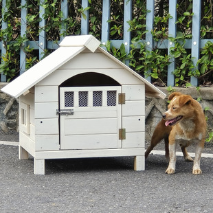 室外室内冬季 狗窝小大型犬夏季 保暖木质可拆洗猫屋狗房子户外狗屋