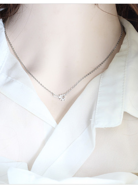 幸福树项链女颈链饰品锁骨链送女友闺蜜简约气质吊坠新款颈链女