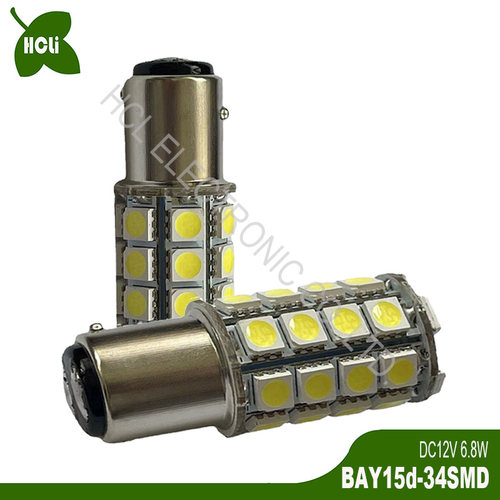 BAY15D灯泡1157LED车灯12VHCLi