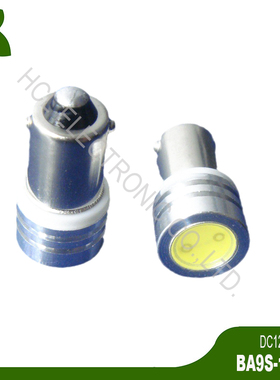 大功率 1W DC12V BA9S BAX9S T4W T11 LED车灯 角灯 指示灯 门灯