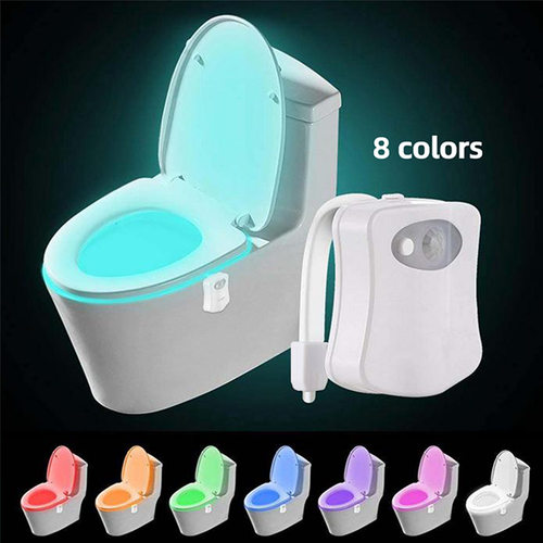 8/16 Color Motion Sensor Toilet Night Light 马桶盖氛围小夜灯
