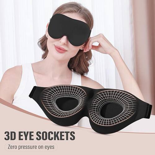 Total Blackout Sleep Eye Mask Soft Breathable Blindfold