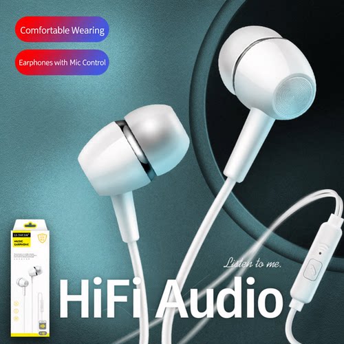 Wired 3.5mm In-Ear Earphones with Mic for Android Phones