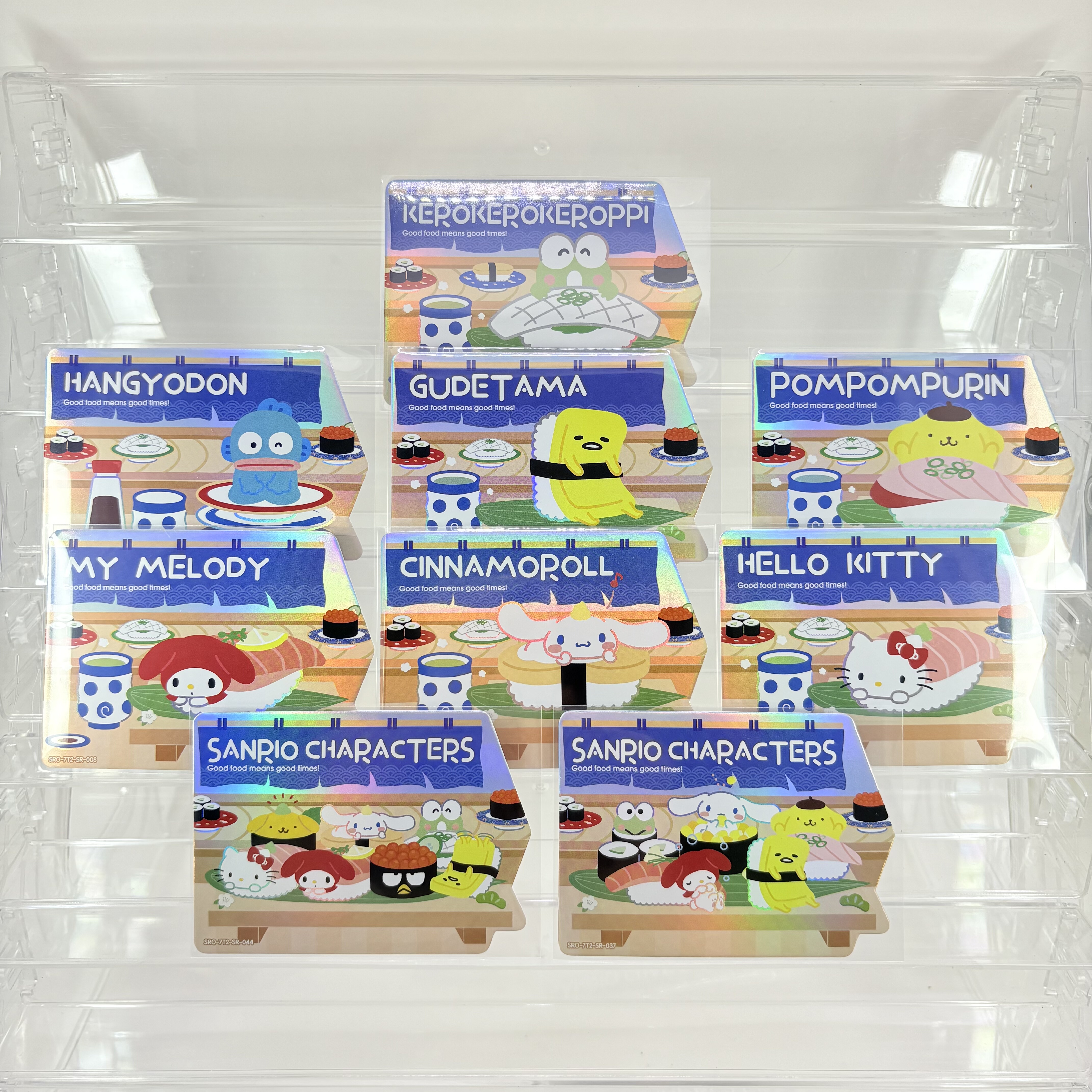 新品卡宝文创三丽鸥Sanrio寿司卡牌第七弹异形卡SR卡片全套可单卖