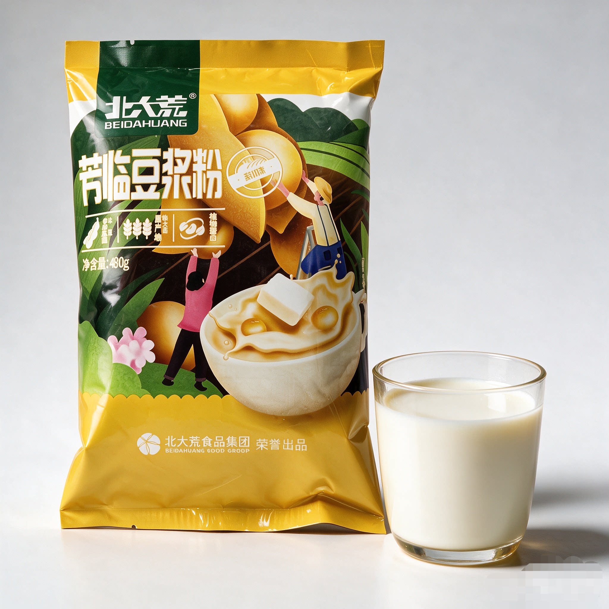北大荒芳临豆浆粉480g经典甜特色/复合食品添加剂