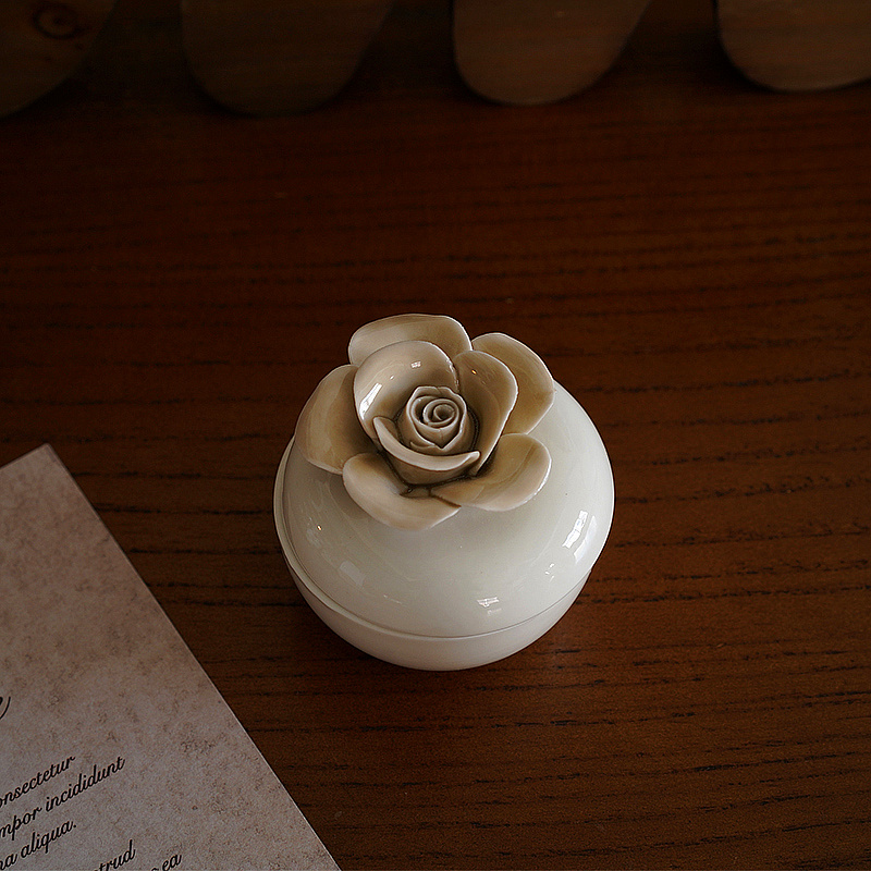 北欧风首饰盒迷你手捏花卉