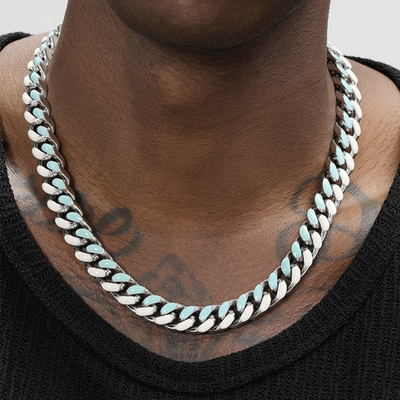 GRGR彩色滴胶古巴链嘻哈