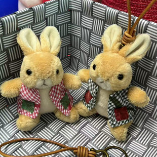 原创艺术家玩偶 彼得兔挂件 毛绒玩具钥匙扣挂件公仔书包小饰品