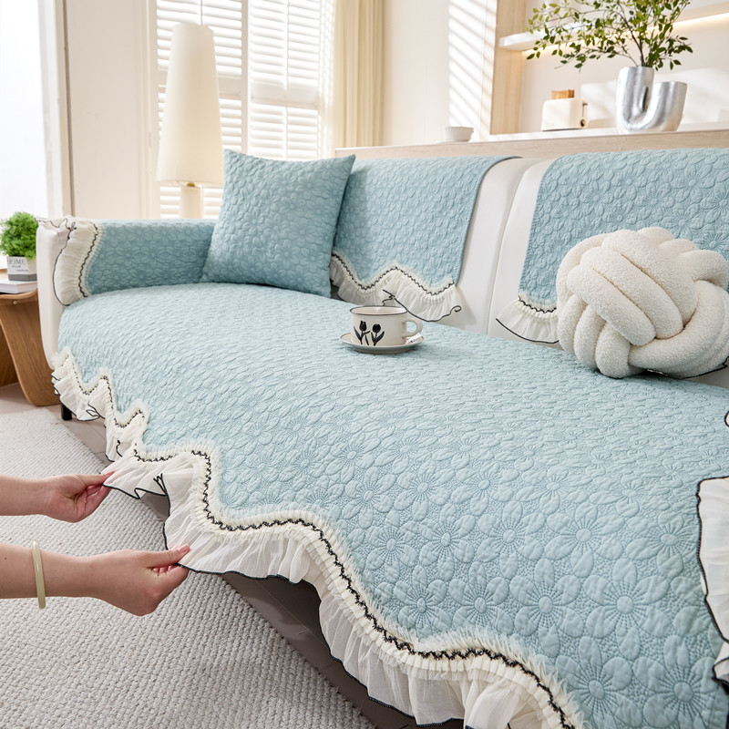 奶油风全棉沙发垫四季布艺防滑沙发套水洗棉沙发坐垫2025新款法式,居家布艺,沙发垫,淘宝优惠券,粉丝福利购,淘宝优惠卷