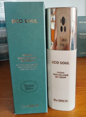 韩国the SAEM(得鲜)Vegan植物自然均衡保湿遮瑕BB霜21号亮肤色