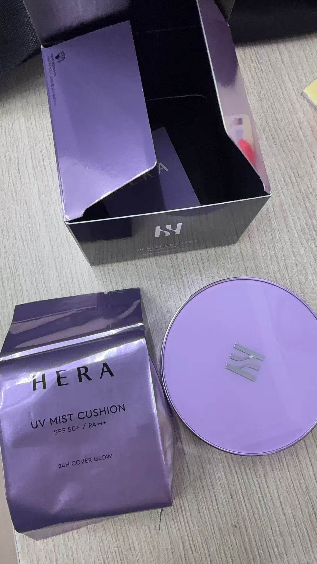 韩国赫拉hera经典赫妍黑金气垫BB粉底霜保湿21N1号轻薄质地