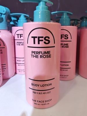 韩国原装菲诗小铺玫瑰身体乳380ml