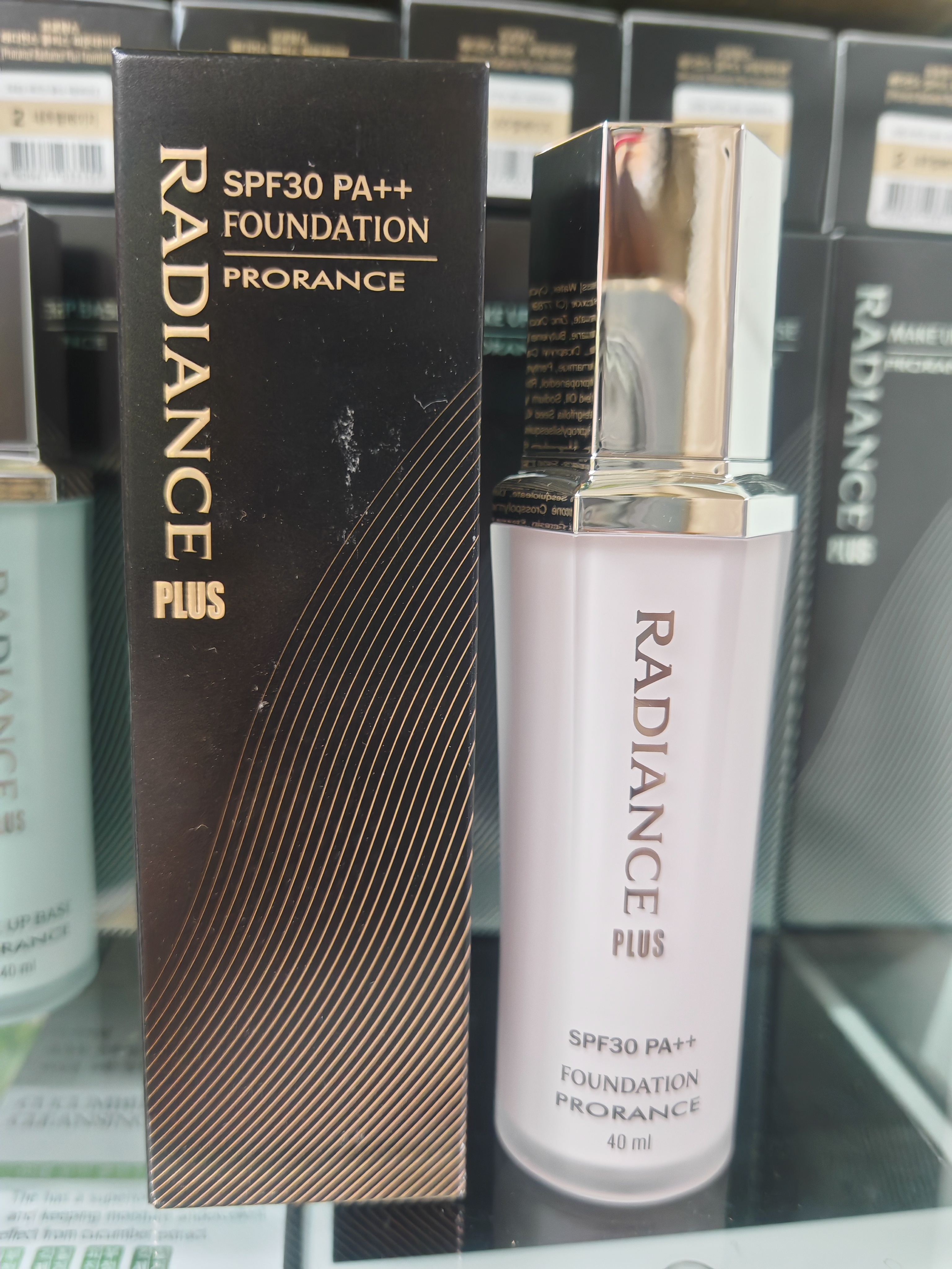 新款 韩国正品prorance弗洛伦斯/泊兰丝粉底液遮瑕 40ml