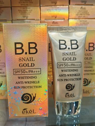 韩国原装ekel忆凯儿蜗牛遮瑕BB霜 亮白肤色50ml
