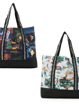 ▲现货 大大儿童商店 日本 nowartt x THE PARK SHOP 印花托特包