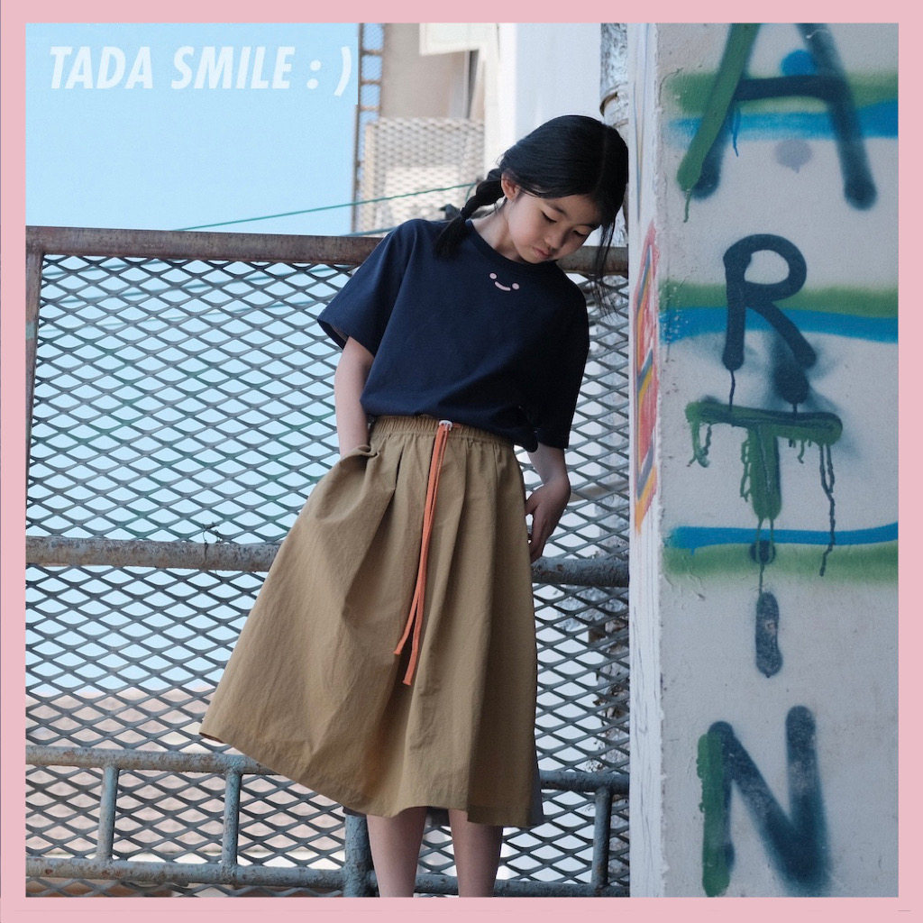 ▲现货 大大儿童商店原创 TADA SMILE TEE 粉色笑脸亲子T恤