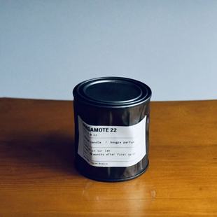 实验室labo33檀香风格 22佛手柑香味小众铁罐植物精油香薰蜡烛