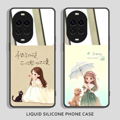 你的可爱适用华为nova15手机壳玻璃nova14ultra镜子nova13补妆镜12女孩11个性10保护套9定制来图照片8