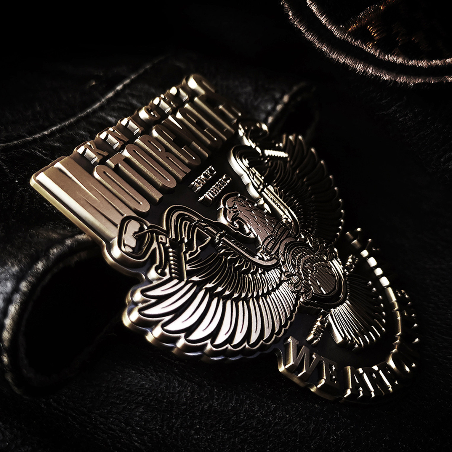 哈雷金属车标车贴老鹰立体3d车标标车尾改装贴定制个性车队