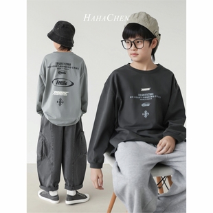 套头衫 春秋款 哈哈辰男童卫衣2025新款 NO退NO换 3折清仓