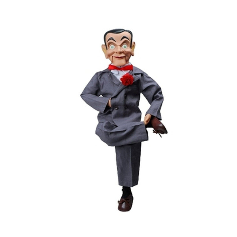 tsm0028us美国购回诡异腹语木偶店铺陈列摆设灰色西装款30英寸