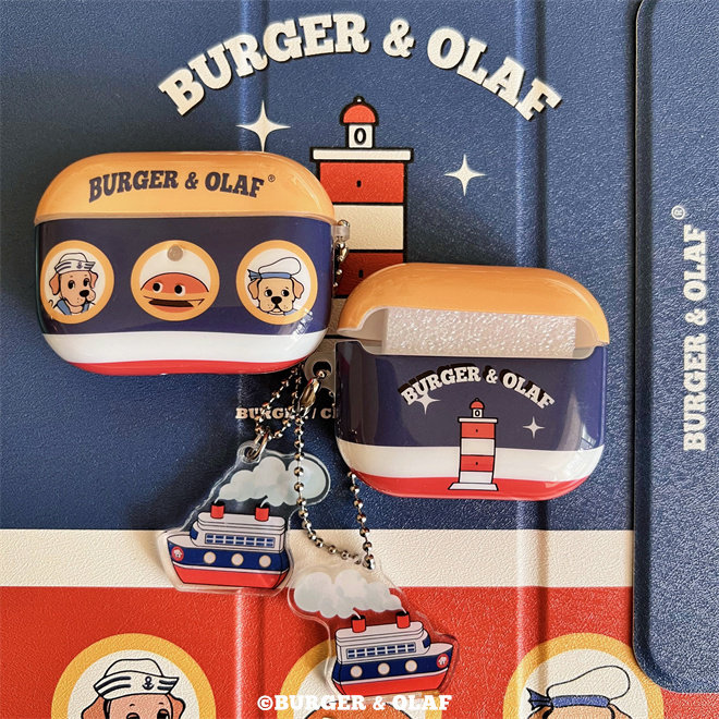 bao0067   burger and olaf 水手小狗系列  游轮 airpods 耳机套