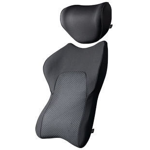 汽车腰靠护腰靠垫车用驾驶座椅腰枕四季腰背肩支撑垫高低可调腰托