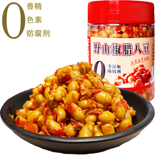 湖南野山椒腊八豆农家风味香辣酱黄豆蒸煮炒下饭菜豆瓣酱拌饭拌面