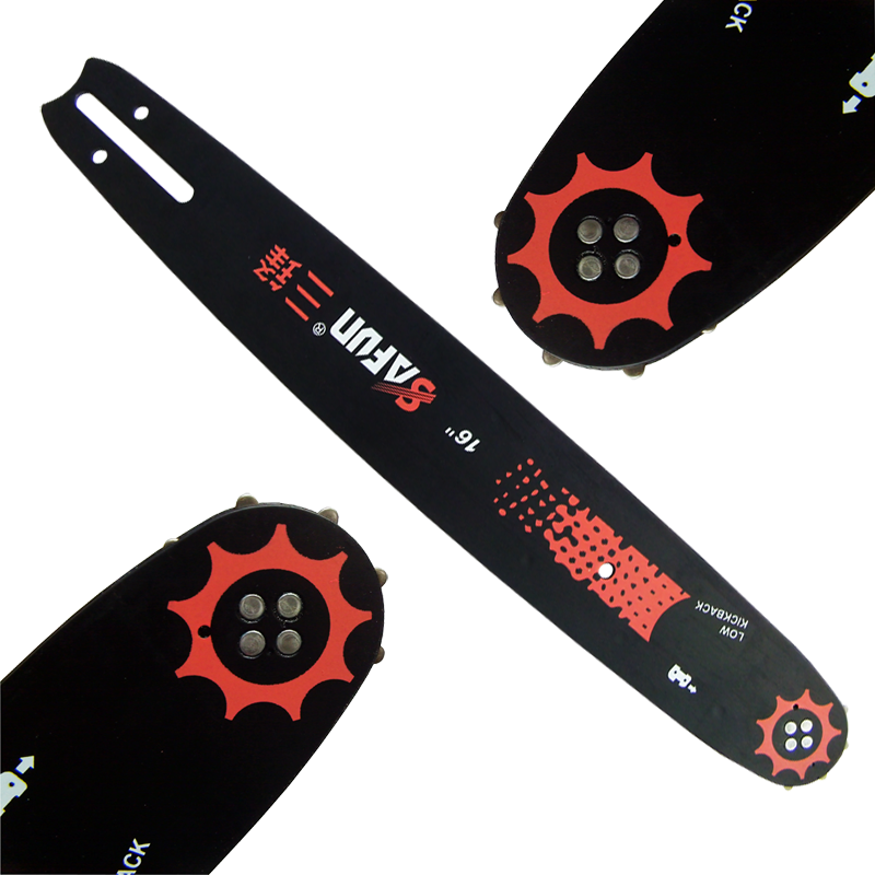 思科三锋导板16电锯12尖头20汽油锯链条18寸钛合金链条锯伐木锯