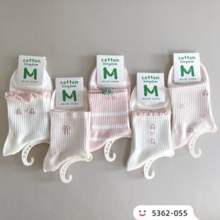 绵花王国2025秋冬新款成人女棉袜加厚纯棉运动休闲不起球中筒袜子