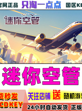 steam游戏pc正版 迷你空管 Mini Airways 国区cdkey 现货秒发