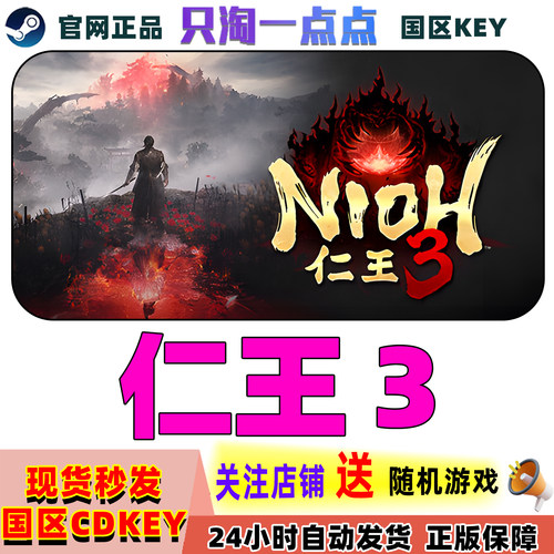 Steam正版仁王3国区激活码