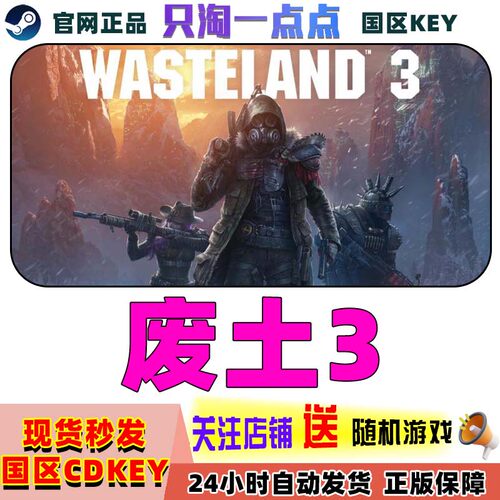 steam废土3Wasteland3激活码