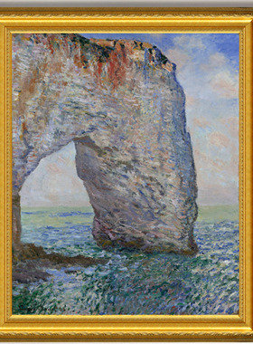 餐厅卧室欧式风莫奈海景装饰画