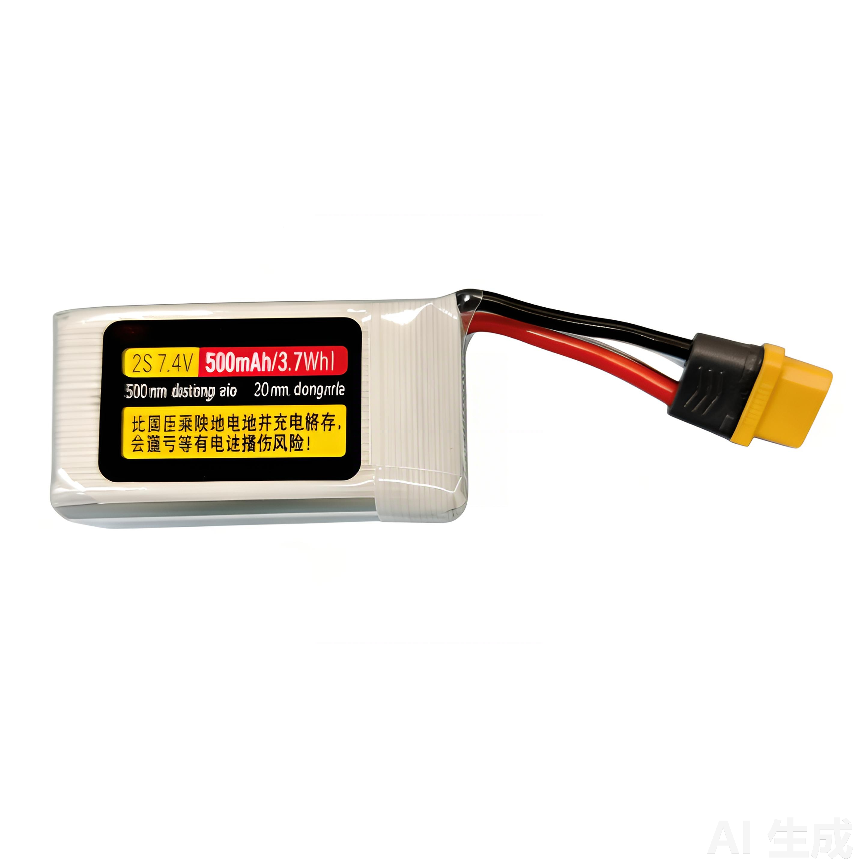 中天模型冲锋者200足球无人机 7.4V2S500mah原产电池配件图片
