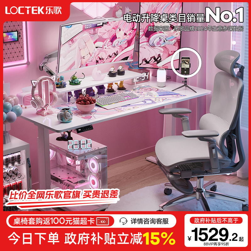 乐歌智能电动升降电竞桌