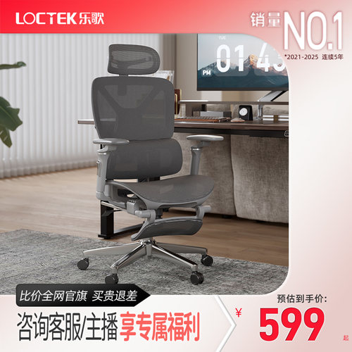 乐歌人体工学椅电脑椅电竞椅