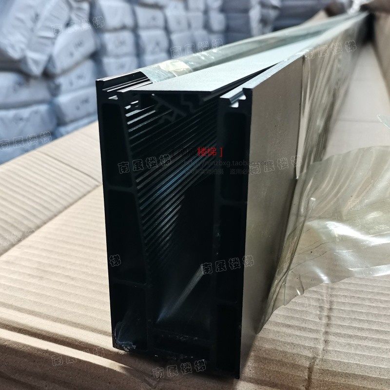 室内外明装铝槽玻璃护栏可装灯带