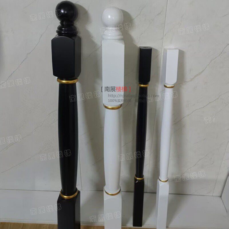 美人款实木烤漆小柱实木大柱图片