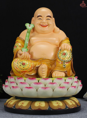 中式风招财摆件布袋佛