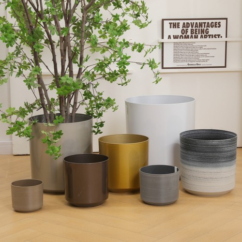 塑料烤漆高级感套盆外套遮丑装饰