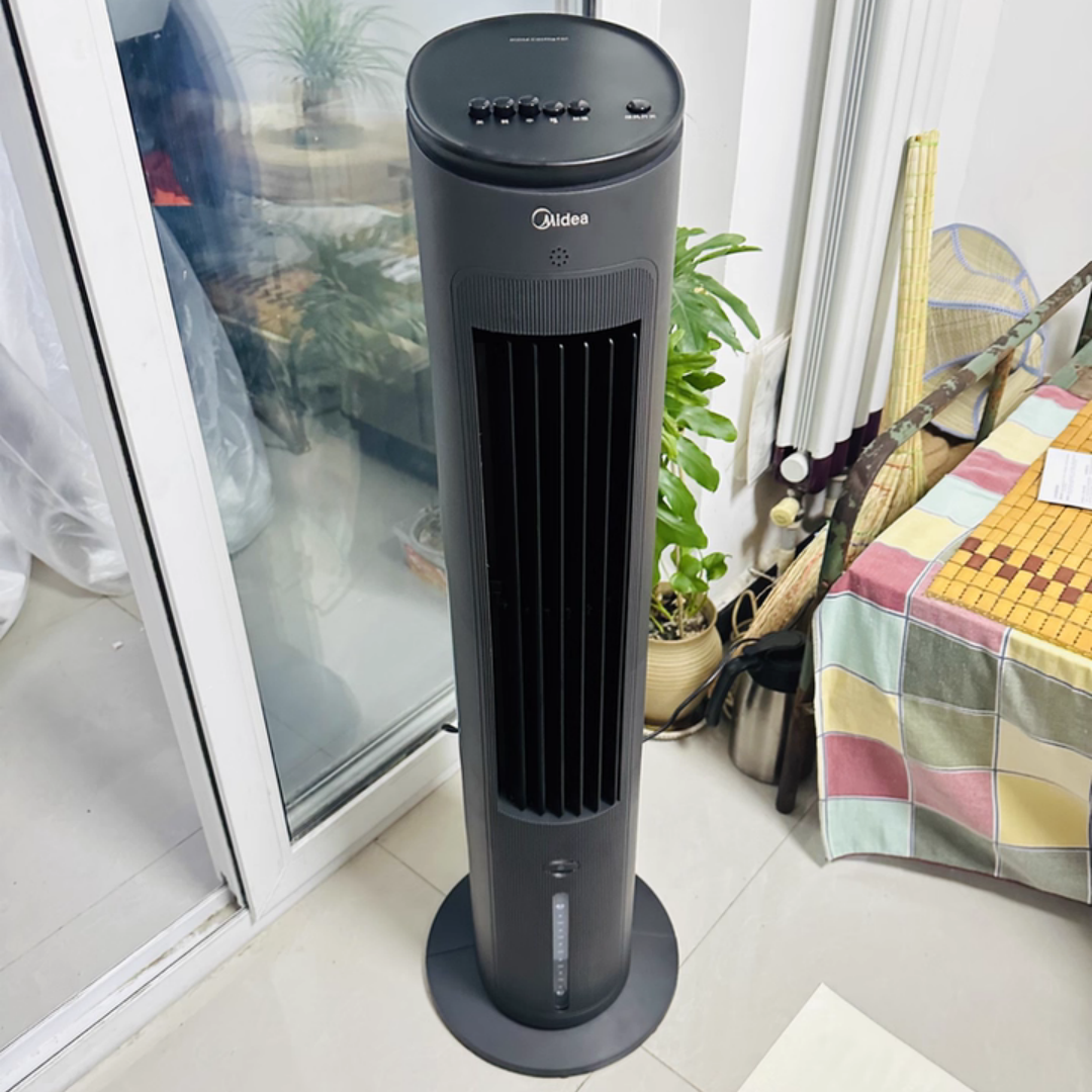 美的塔扇家用加湿净化冷风扇