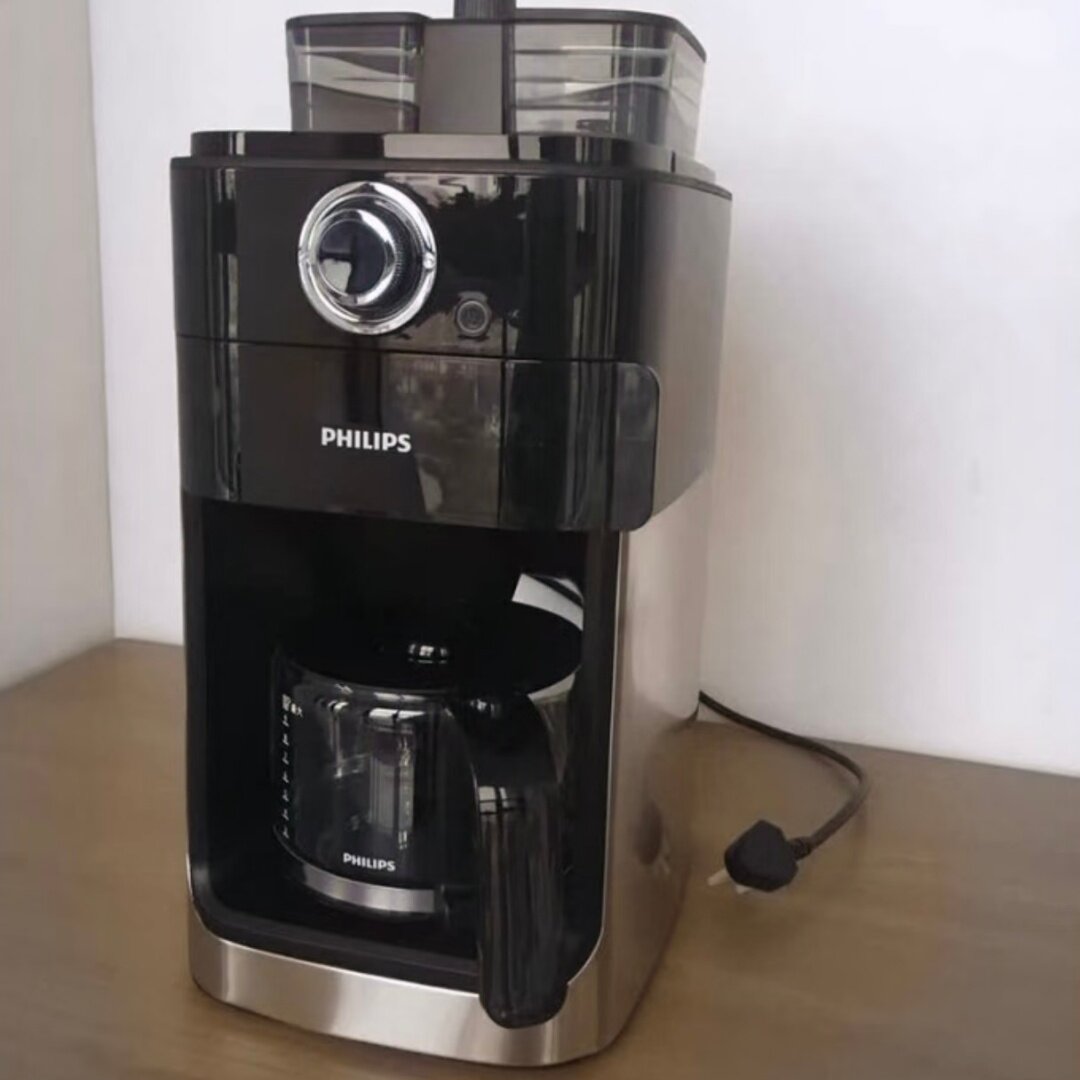 Philips/飞利浦 HD7762/00美式小型豆粉两用家用办公滴漏研磨一体