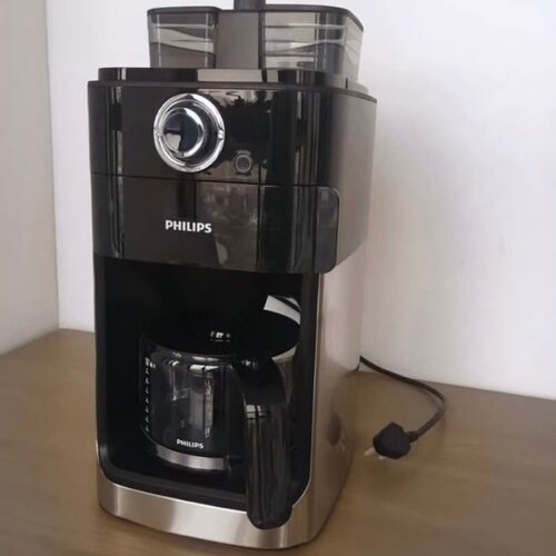 Philips/飞利浦 HD7762/00美式小型豆粉两用家用办公滴漏研磨一体