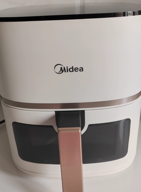 美的空气炸锅家用烹饪机料理机智能可视免翻面无油电炸锅KZC5089