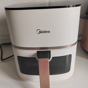 美的空气炸锅家用烹饪机料理机智能可视免翻面无油电炸锅KZC5089