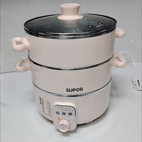 SUPOR/苏泊尔 ZN26YK18电蒸锅家用多功能三层大容量蒸煮炖一体锅