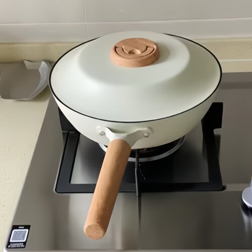 三禾不粘锅家用炒菜锅平底锅牛排煎锅煎蛋煎饼电磁炉燃气通用锅具