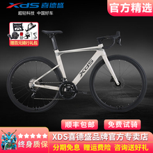 喜德盛AD300公路自行车油压碟刹全内走线破风车架20速桶轴